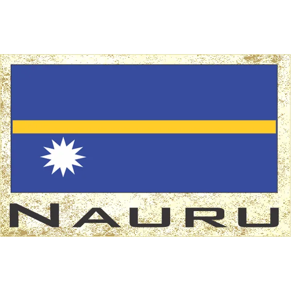 Nauru Fridge Magnet