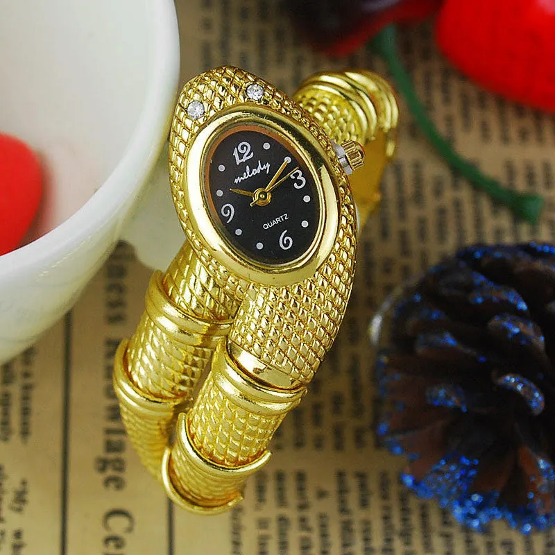 Personalized Diamond Luxury Snake Bracelet Watch