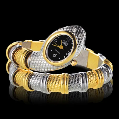 Personalized Diamond Luxury Snake Bracelet Watch