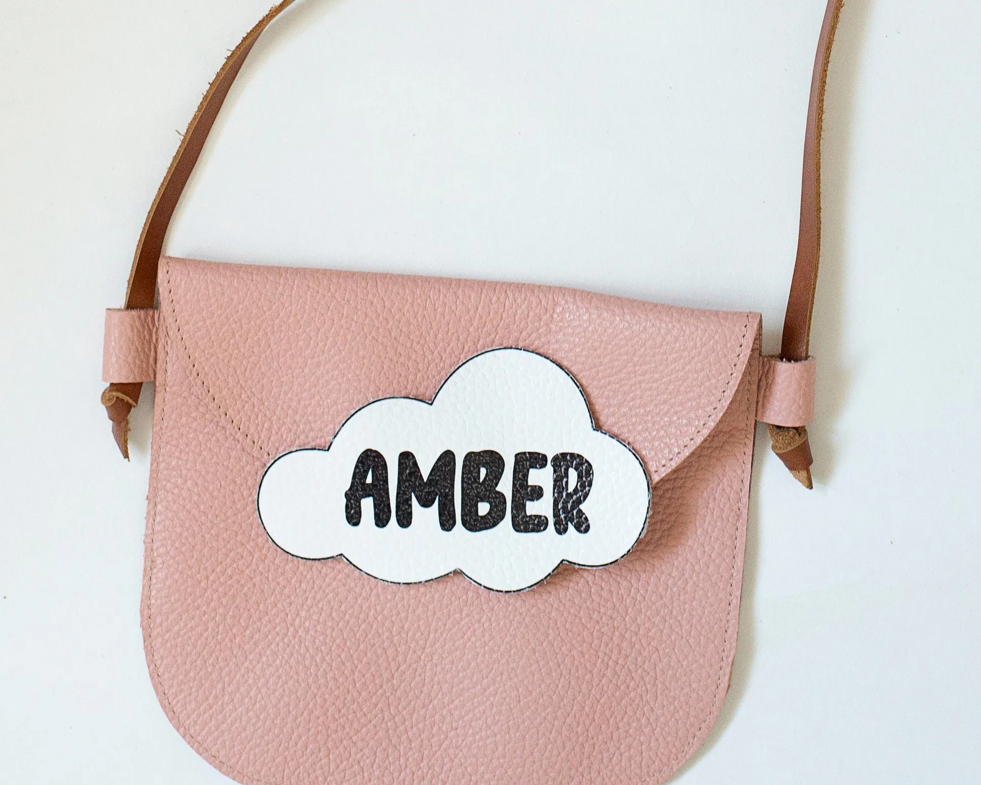 Personalized Leather Toddled Crossbody Purse by Little&Bee - Stylish and Customizable Bag for Kids