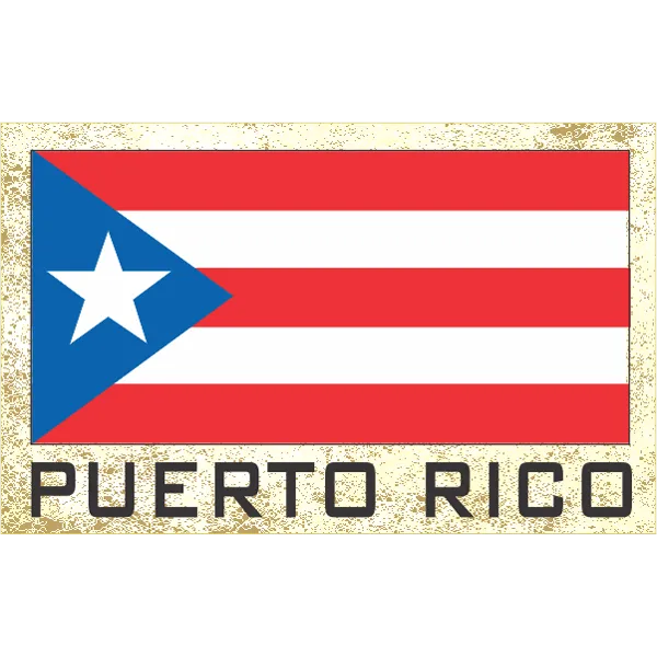 Puerto Rico Fridge Magnet