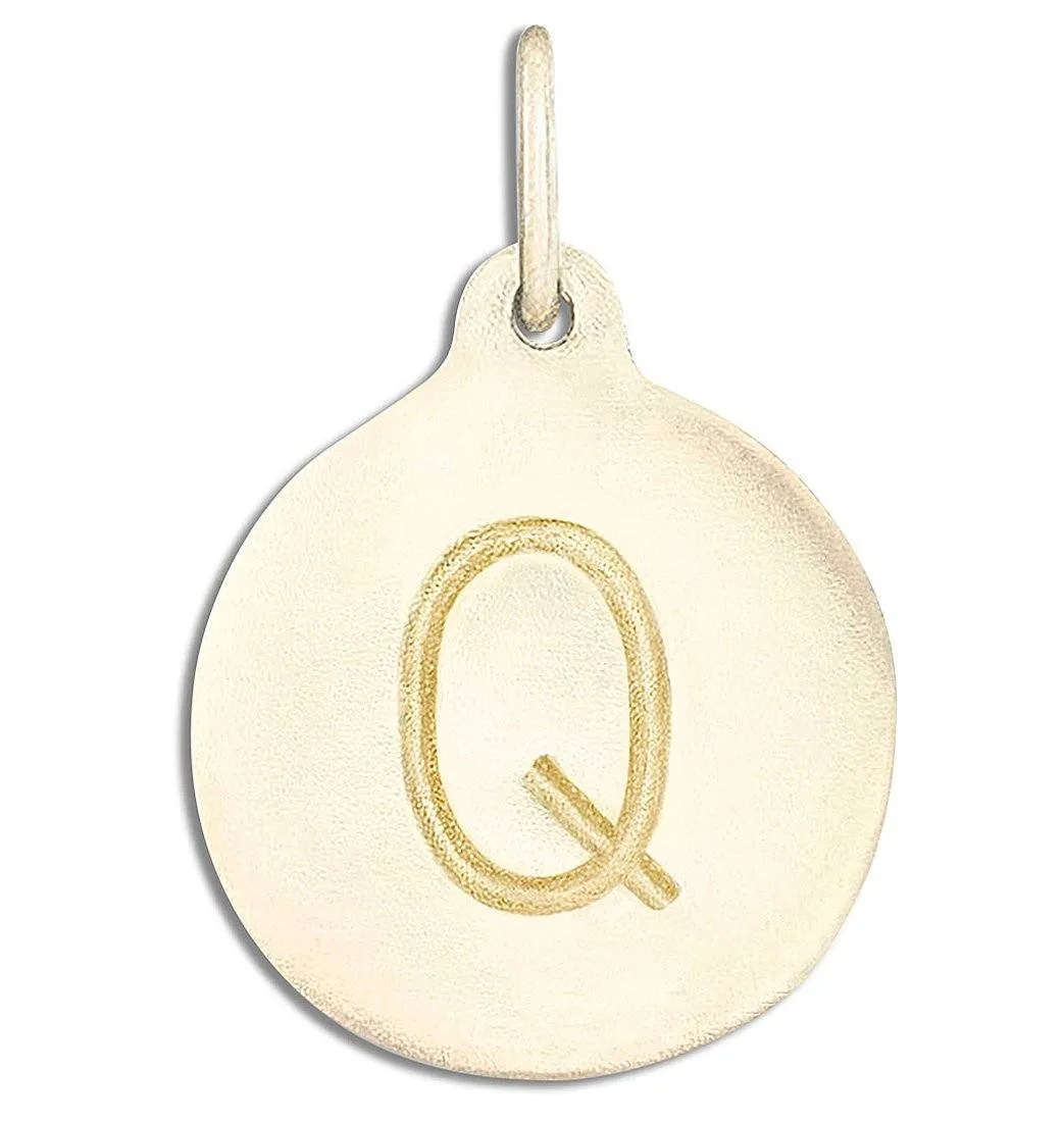 Q Alphabet Charm