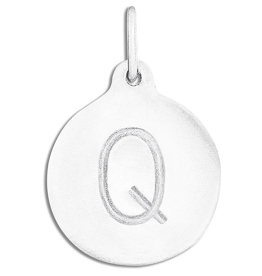 Q Alphabet Charm