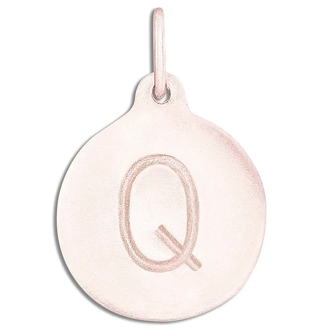 Q Alphabet Charm