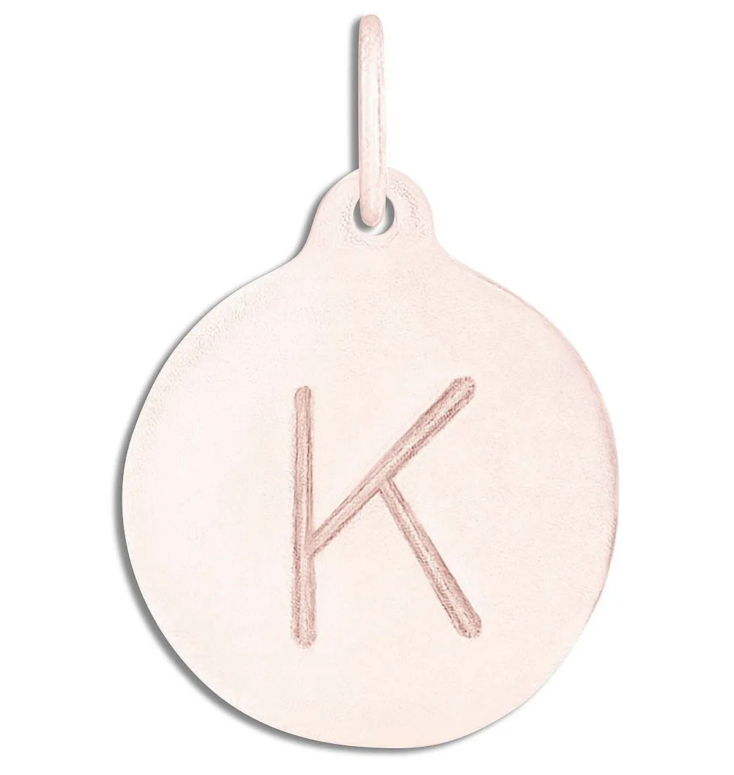 "K" Alphabet Charm