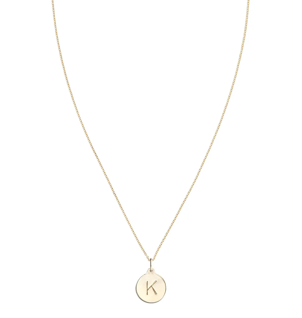 "K" Alphabet Charm