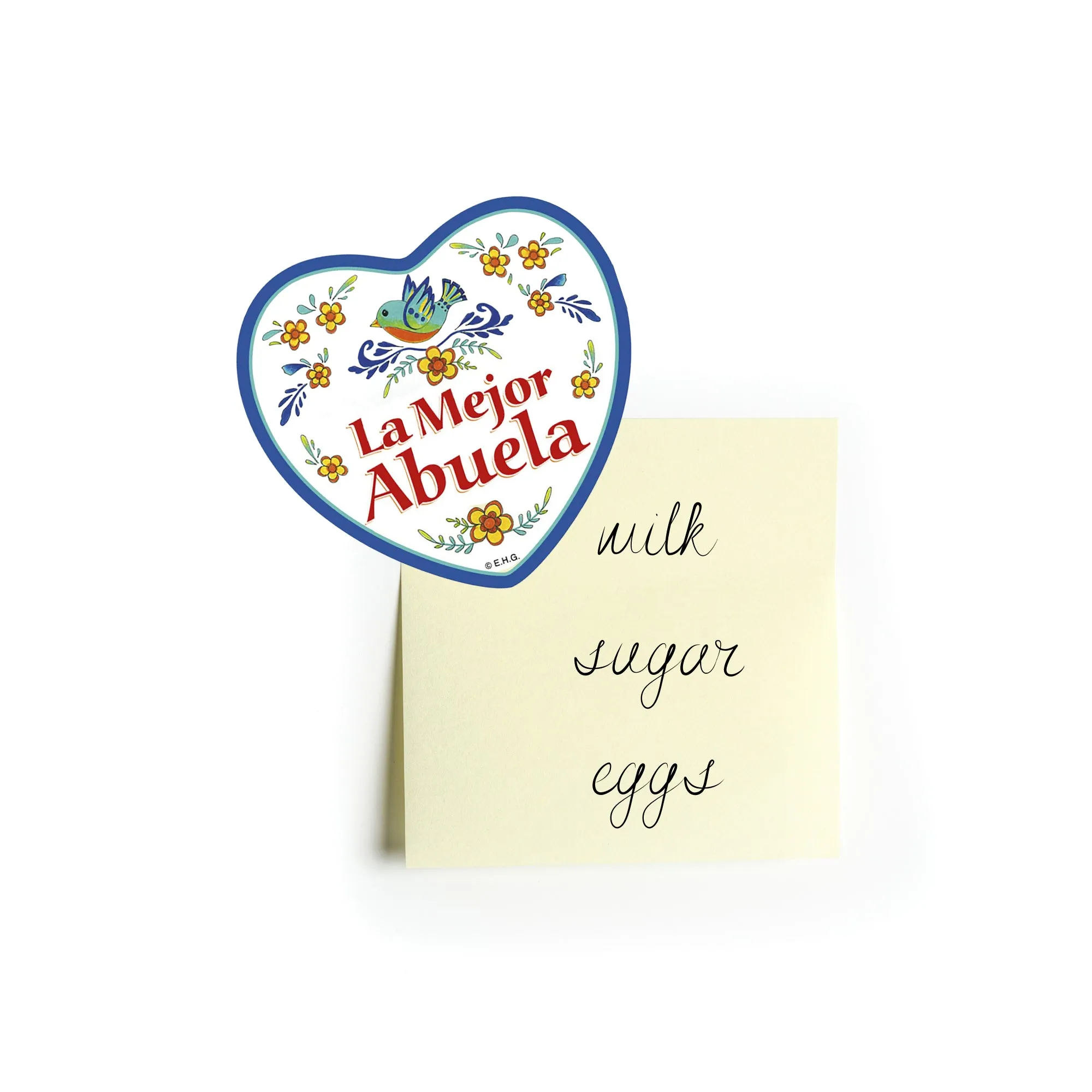 "La Mejor Abuela Gifts" Magnetic Heart Tile