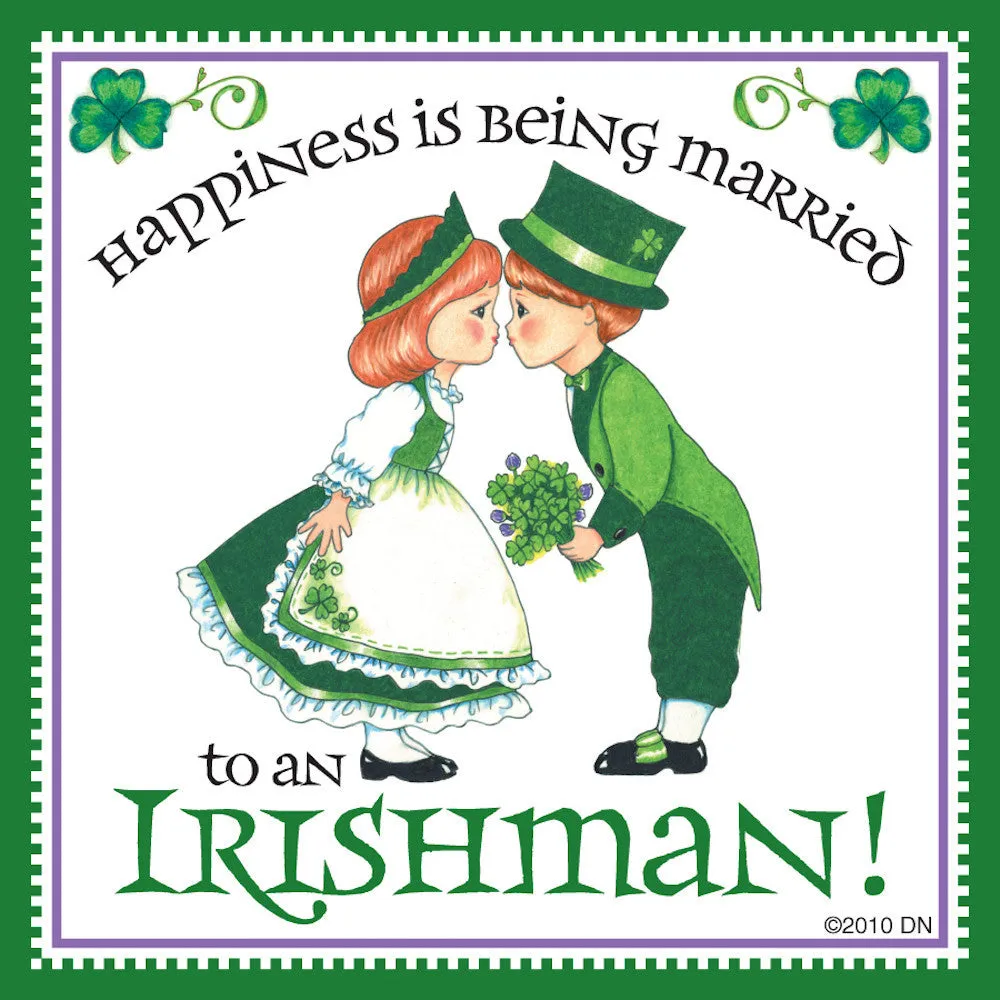 "Married to Irish" Irish Gift Idea Magnet