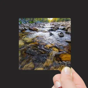 "North Fork of the Little Laramie River, Centennial, Wyoming" Mini Metal Print