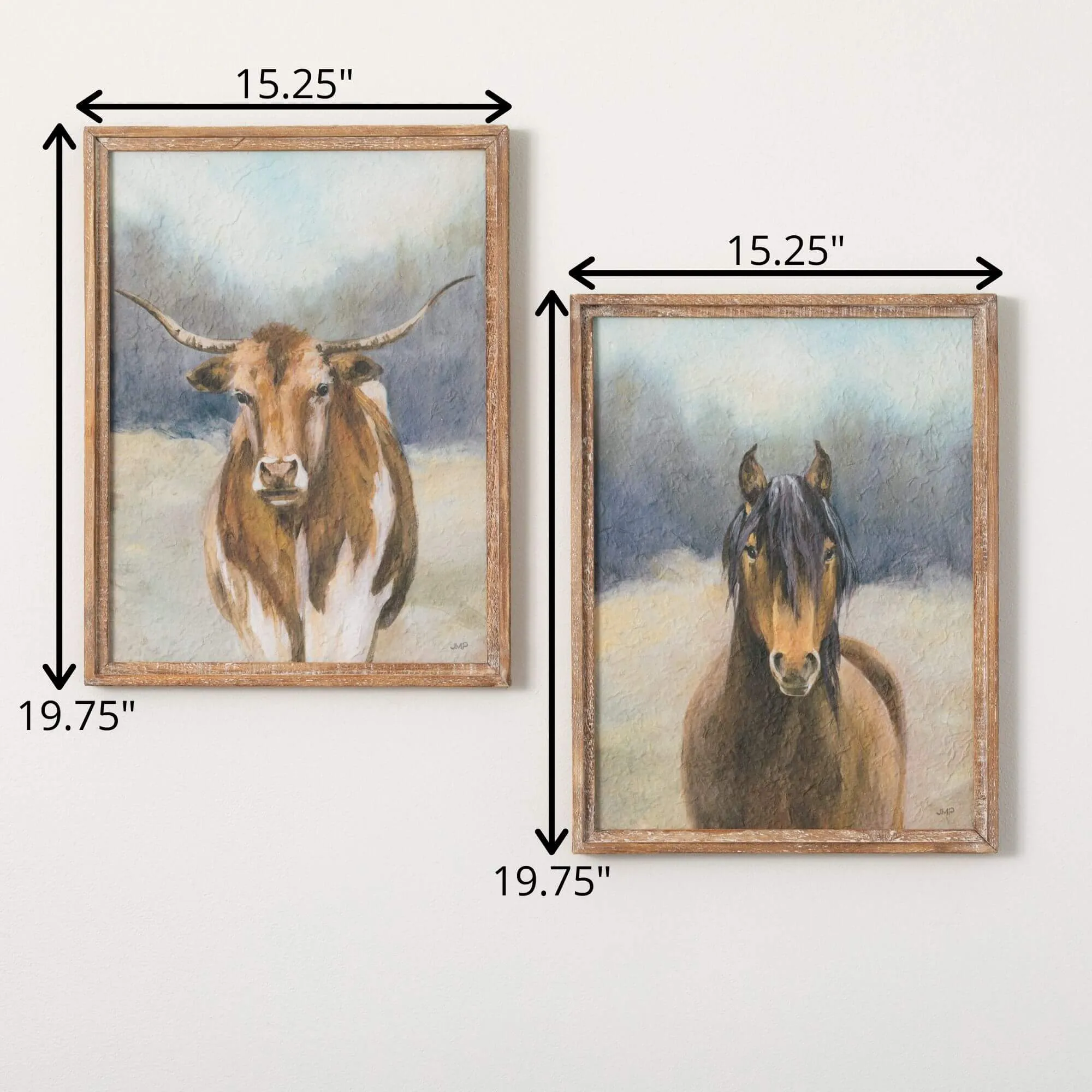 Ranch Horse/Steer Wall Decor