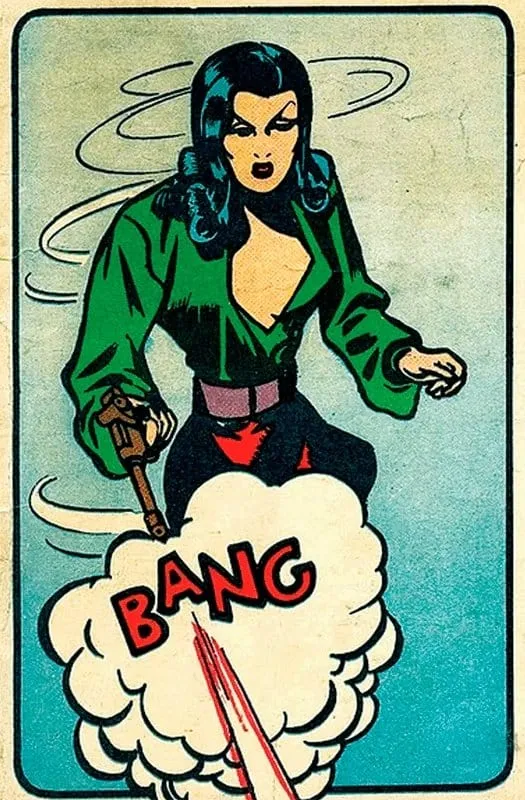 Retro Magnet: Bang