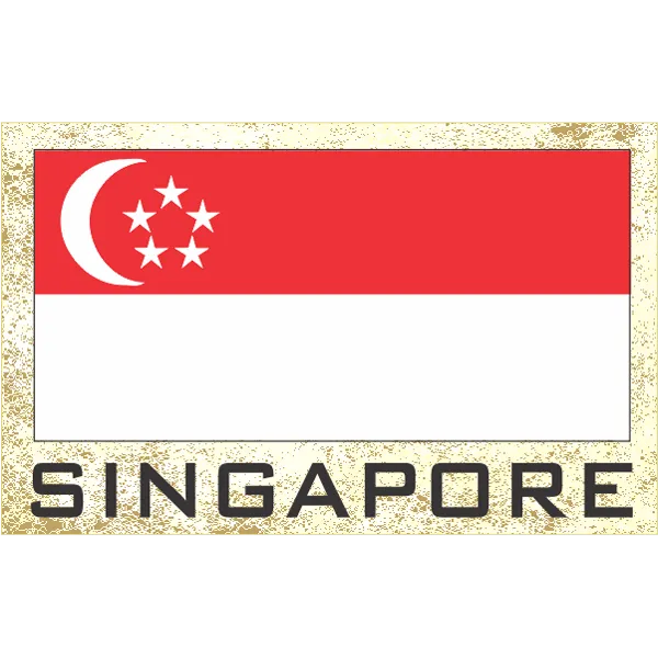 Singapore Fridge Magnet