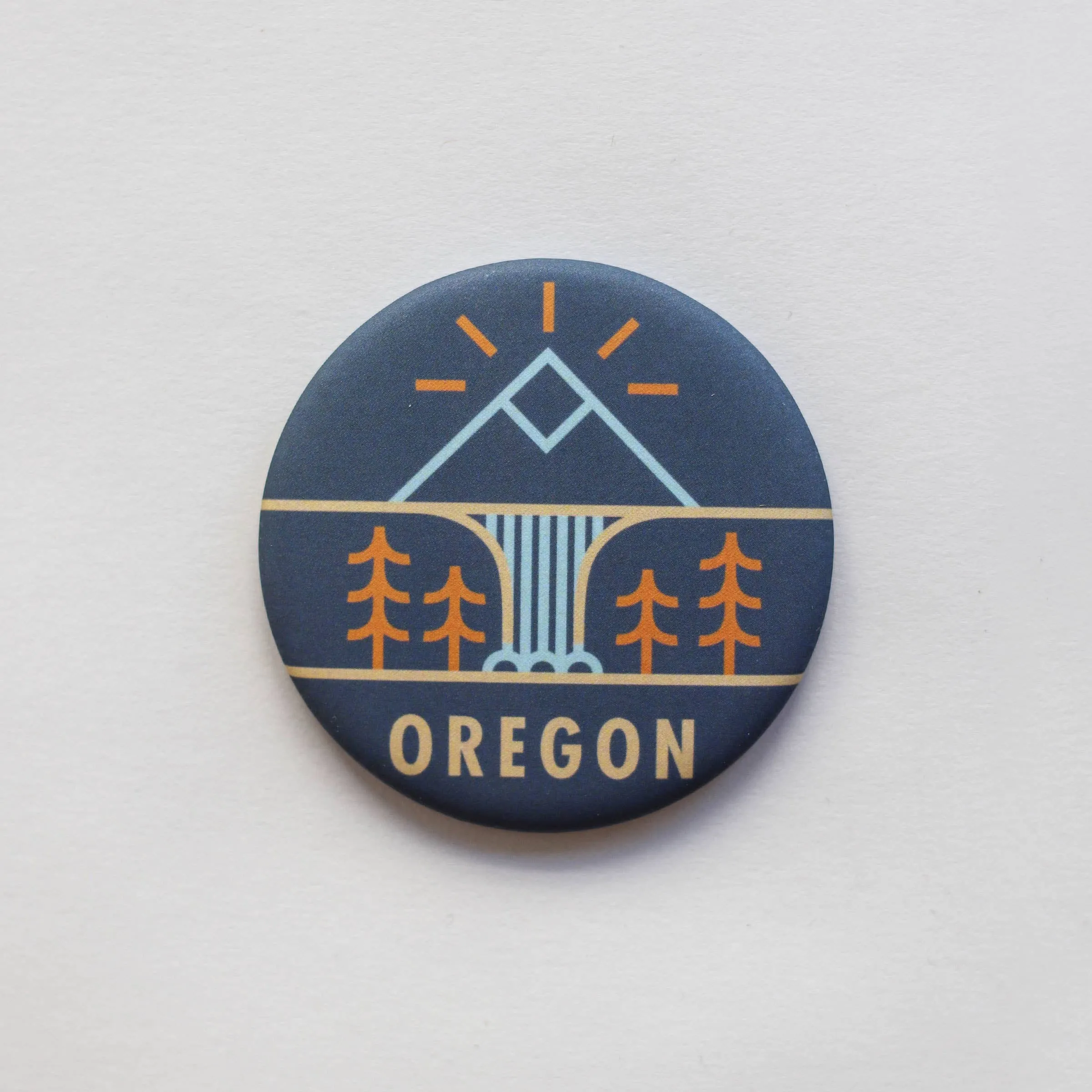 Tender Loving Empire - Multnomah Falls Round Magnet