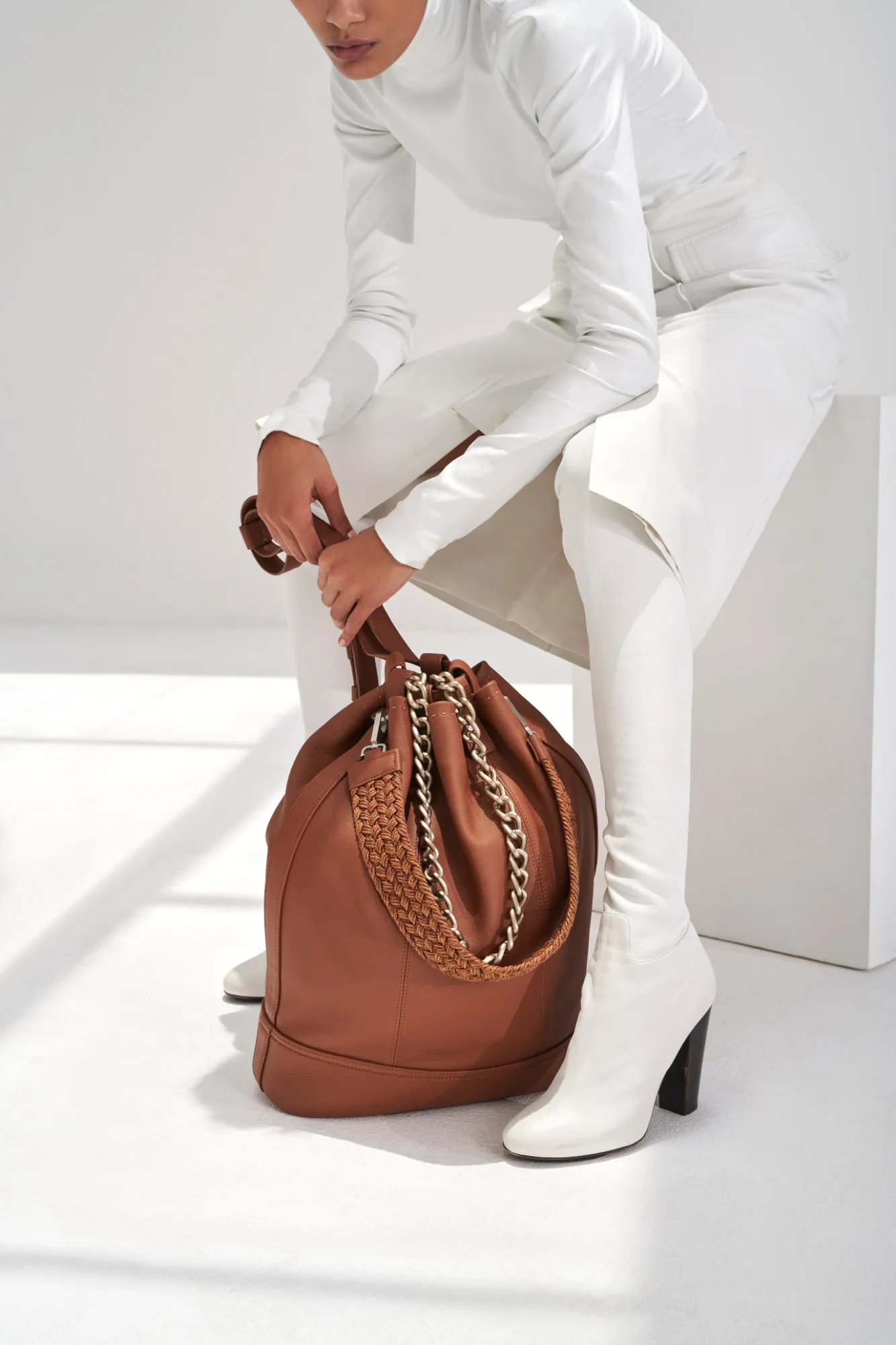 THE DREAM | KANEL - TAN STRAP | Halm | Luxury Handbags