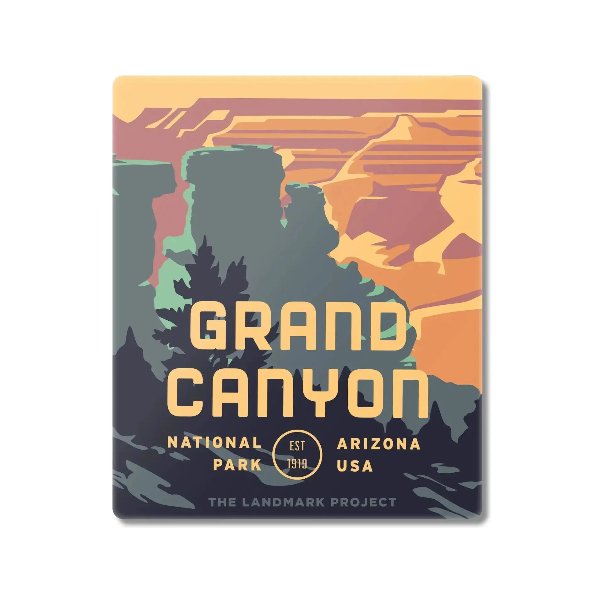 The Landmark Project Grand Canyon Magnet