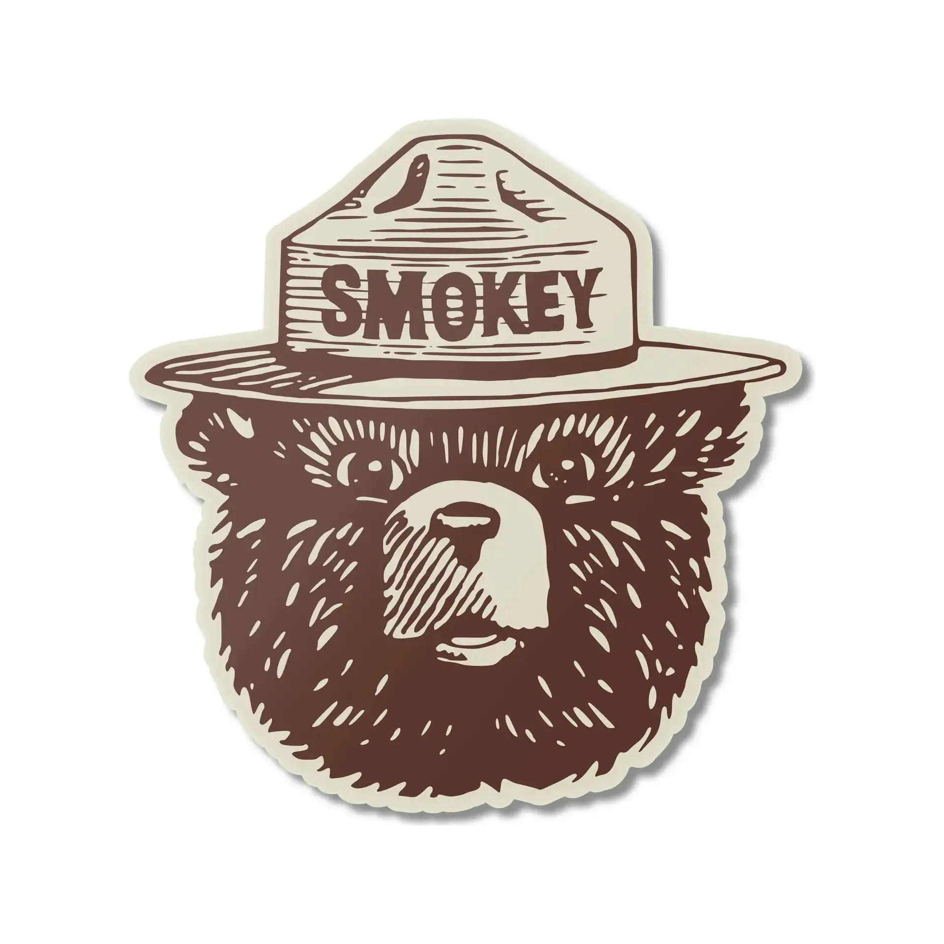 The Landmark Project Smokey Bear Face Magnet