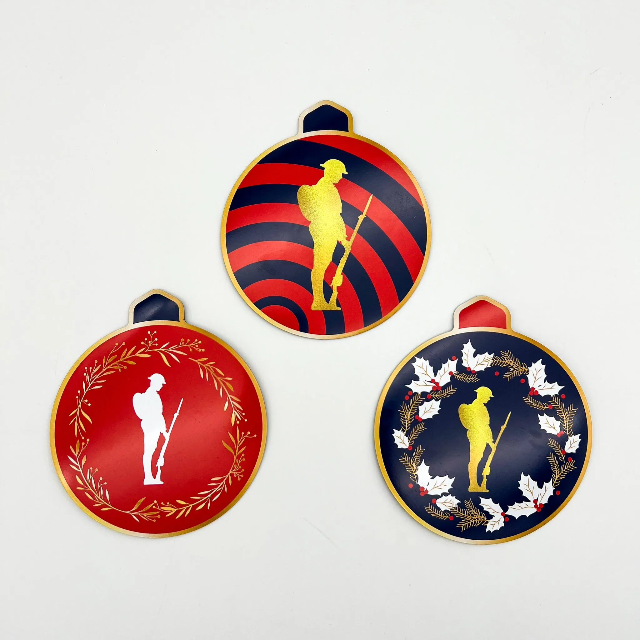 Tommy Christmas Bauble Magnet Set