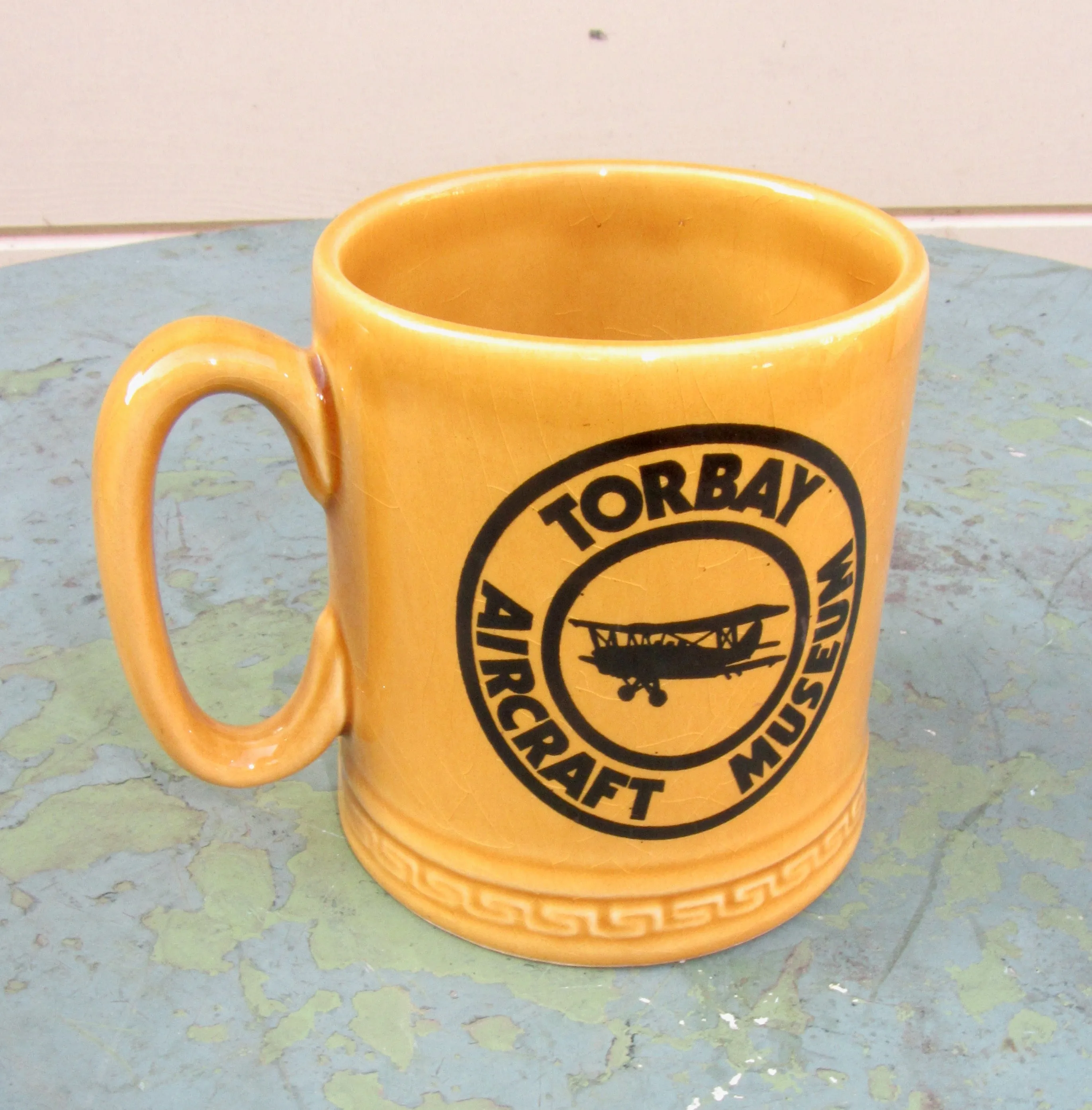 Torbay Aircraft Museum Spitfire Souvenir Mug By Britannia Designs Dartmouth Pottery