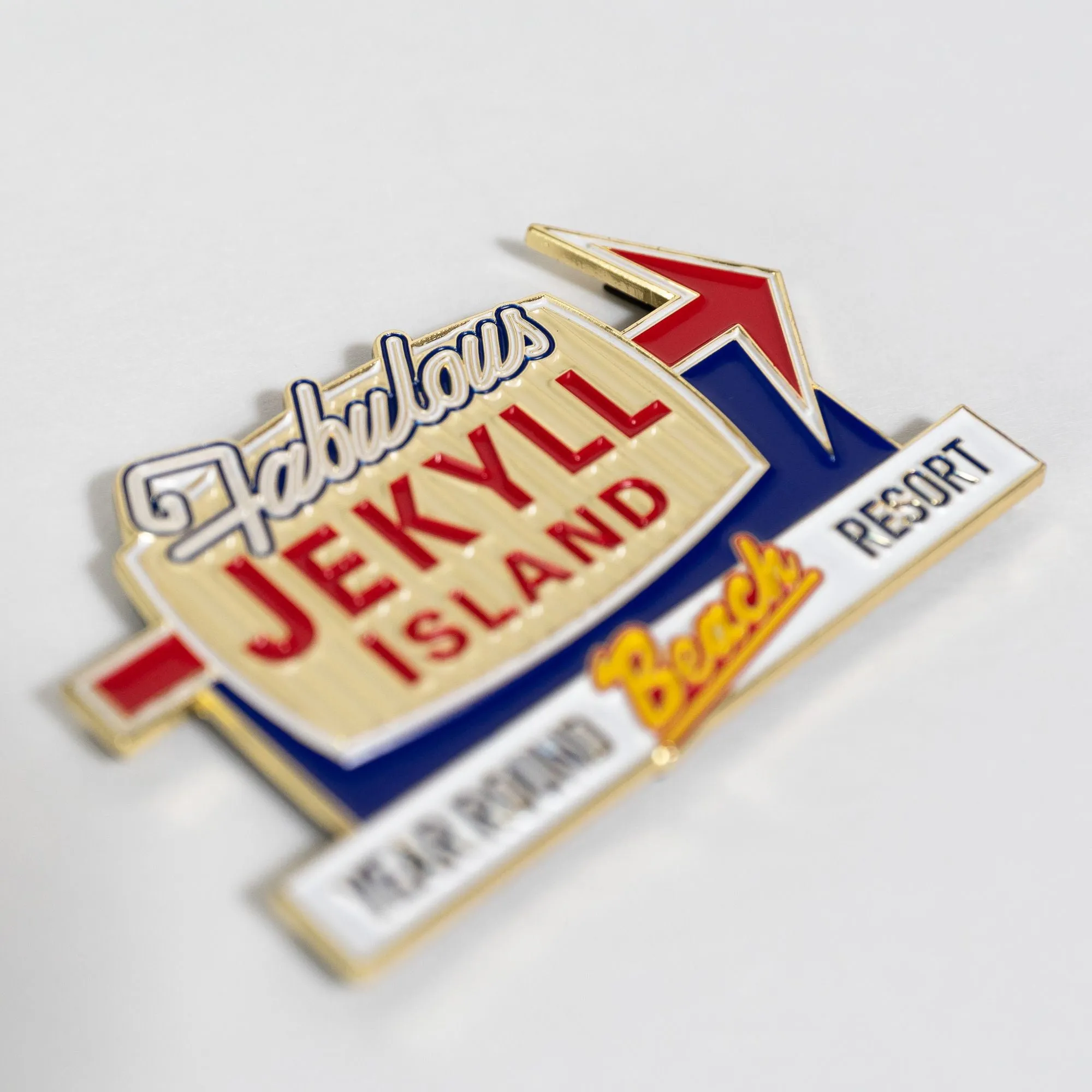 Vintage Jekyll Island Sign Magnet