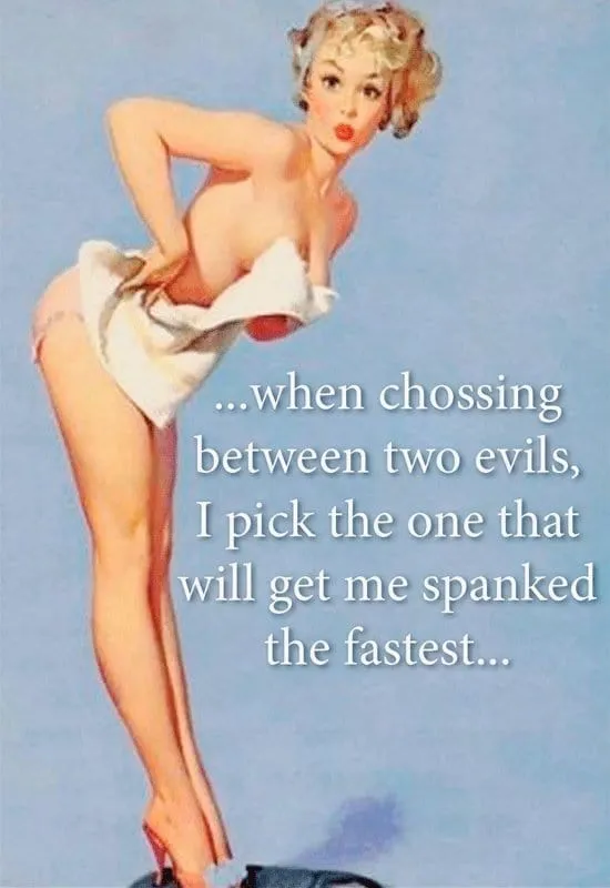 Vintage Magnet: Spanked the Fastest...