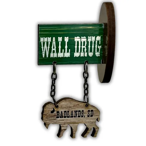 Wall Drug Hanging Buffalo Magnet