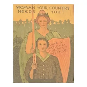 Woman Your Country Needs You!  Magnet