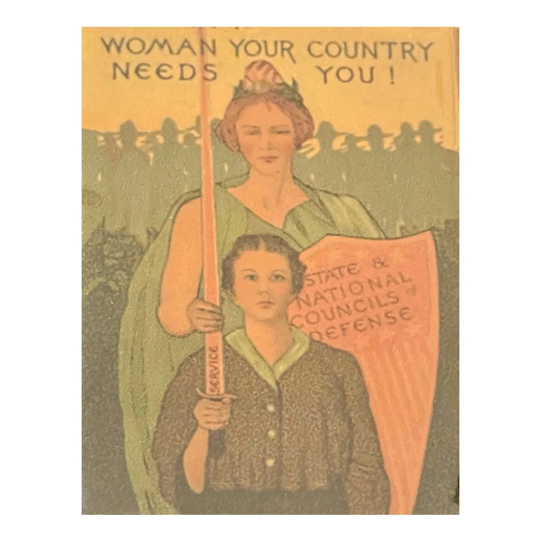 Woman Your Country Needs You!  Magnet