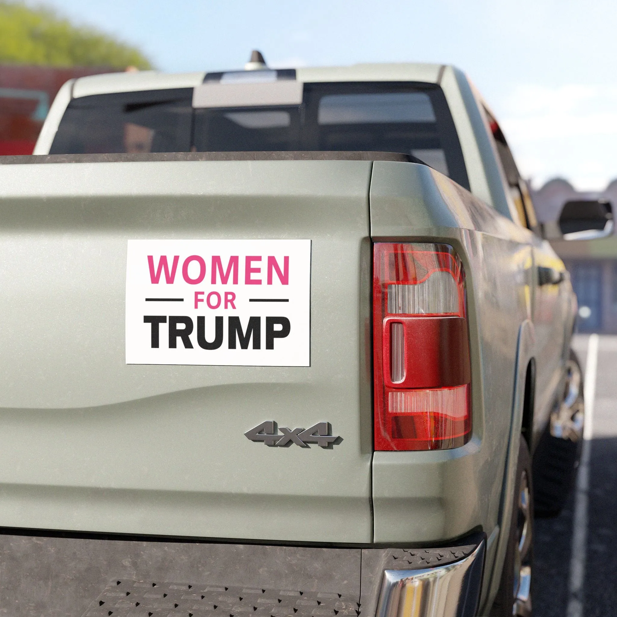 Women for Trump (Pink/Black Design) Car Magnet