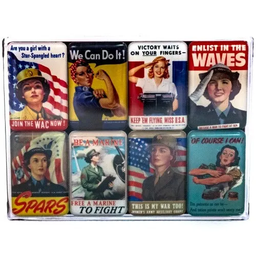 Women of WWII Magnet Set 8 Pc.