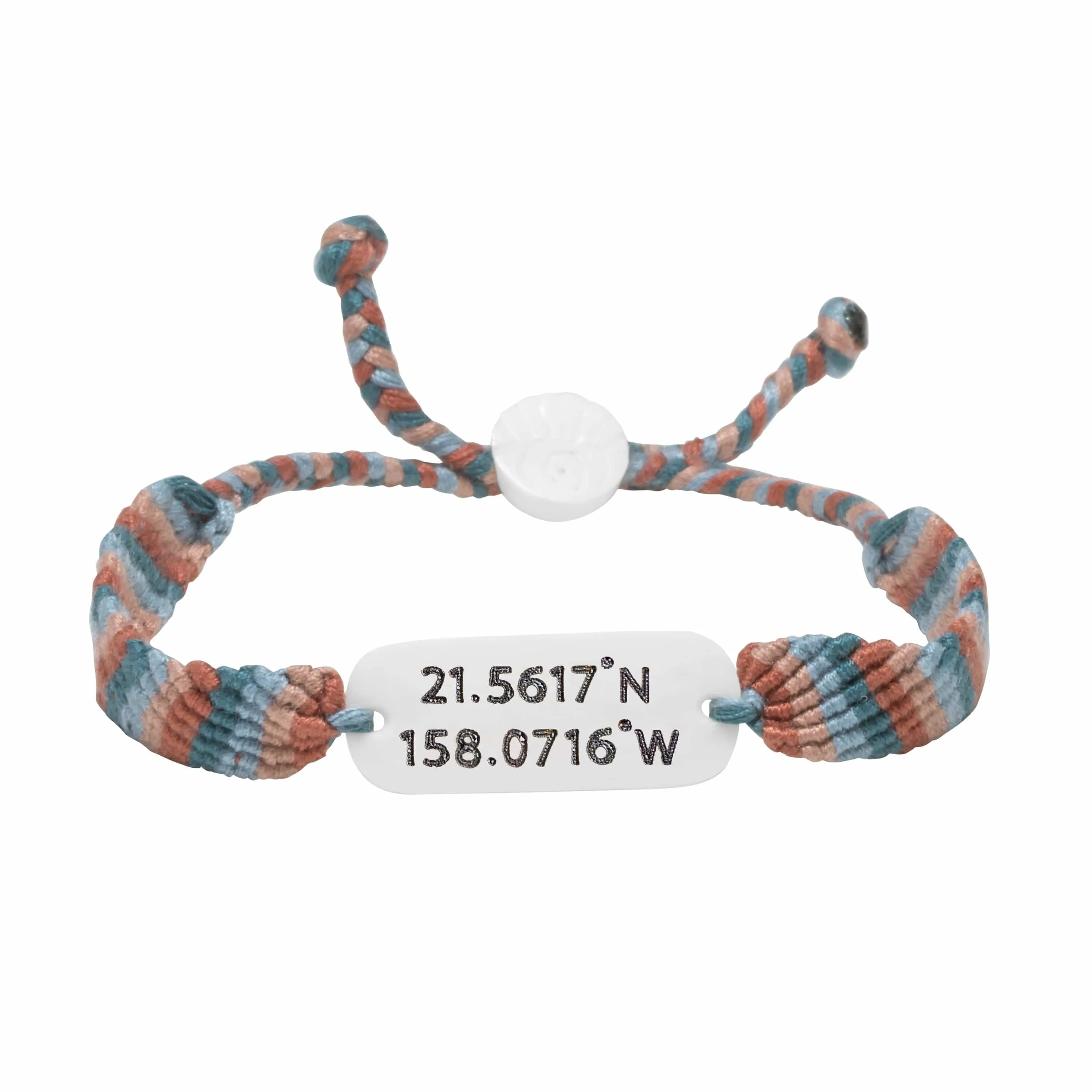 Woven Custom Coordinates Bracelet