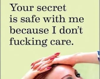 Your secret is safe with me Fridge Magnet