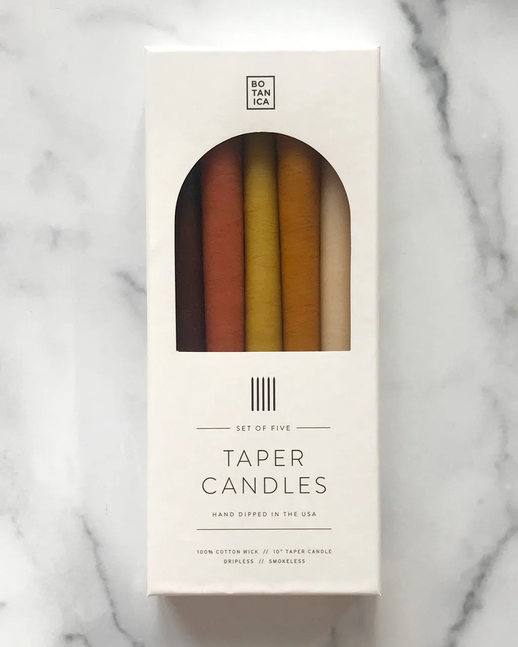 Zodiac Taper Candles - Earth